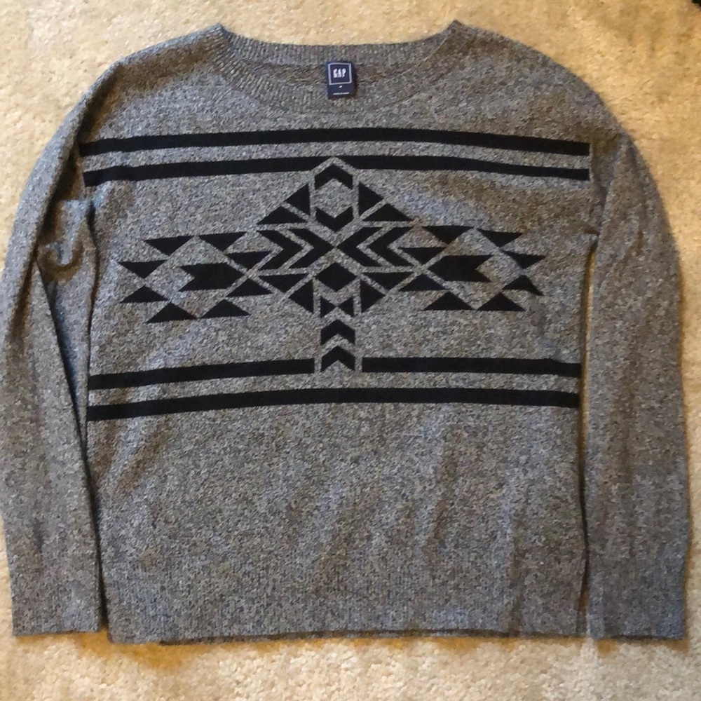 GAP geometric sweater